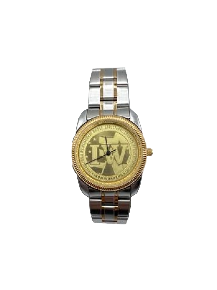 Watch-men's Medallion Tu-tone Bracelet New Logo